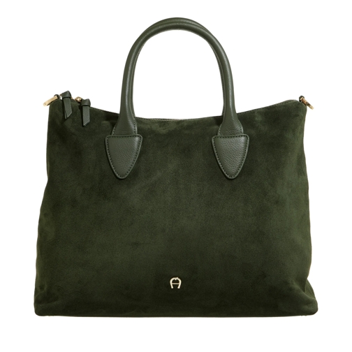 AIGNER Zita Hunter Green Tote