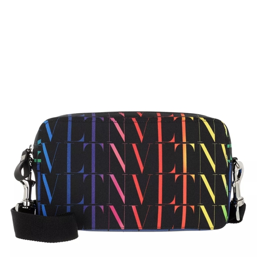 Valentino Garavani VLTN Times Crossbody Bag Nylon Black/Multicolor Cross body-väskor