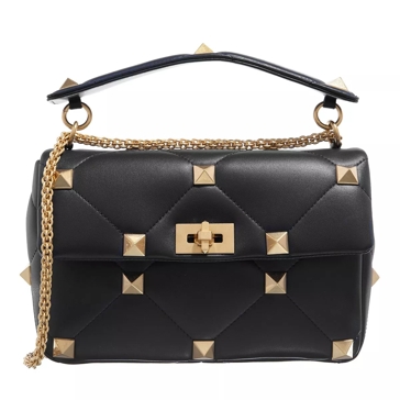 Large black hot sale satchel bag