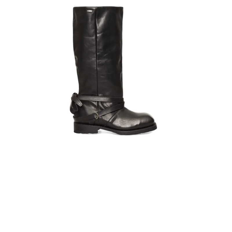 Our Legacy Schnürschuhe Bottes High Engine Black