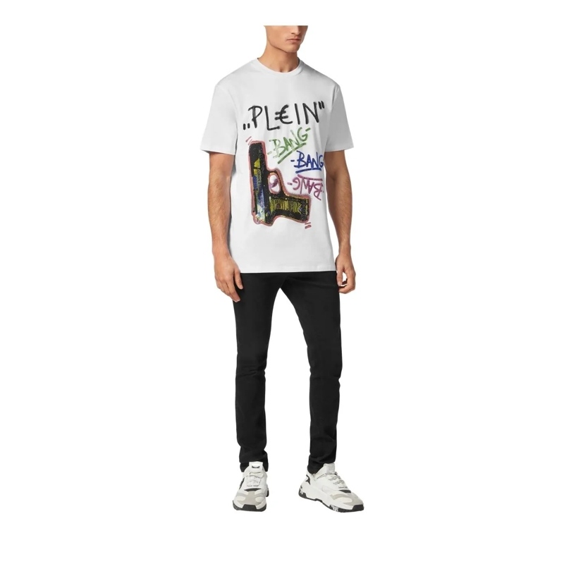 Philipp Plein T-Shirt T-Shirt Rundhalsausschnitt Ss weiss(Image 2)