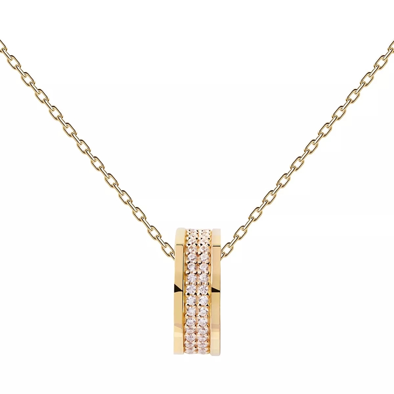 PDPAOLA Kurze Halskette Atlas Necklace Gold
