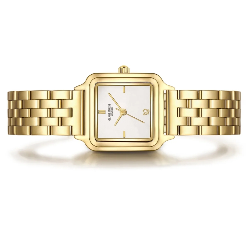 Glanzstücke München Automatikuhr Damen Armbanduhr Edelstahl gold(Image 3)