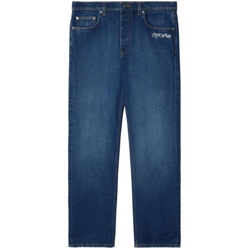 Off-White Jeans Blue Jeans With Logo Blue