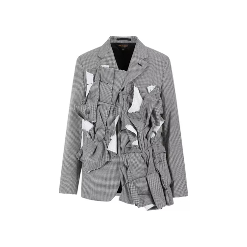 Comme des Garcons Gray Wool Jacket Grey 