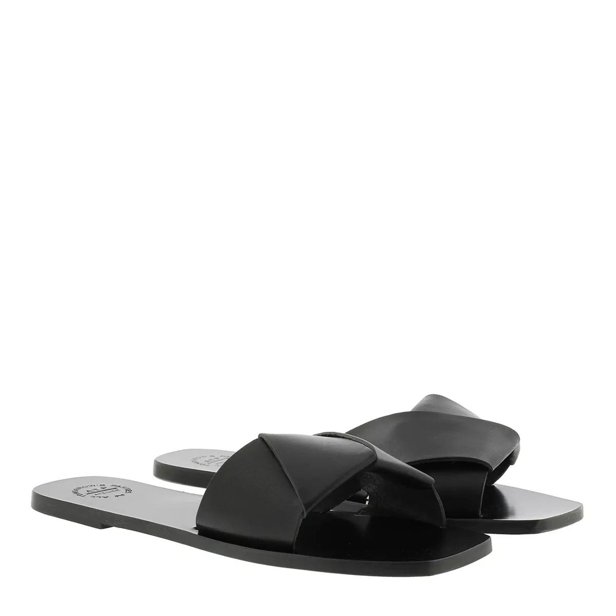 ATP Atelier Sandalen & Sandaletten - Flat Sandal - Gr. 38 (EU) - in Schwarz - für Damen