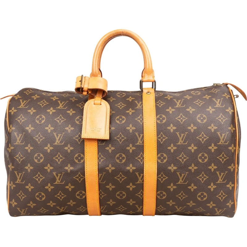 Louis Vuitton Tote Louis Vuitton Canvas Monogram Keepall 45 braun