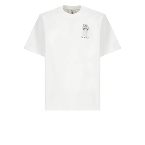 Casablanca T-Shirts White La Colomne T-Shirt White