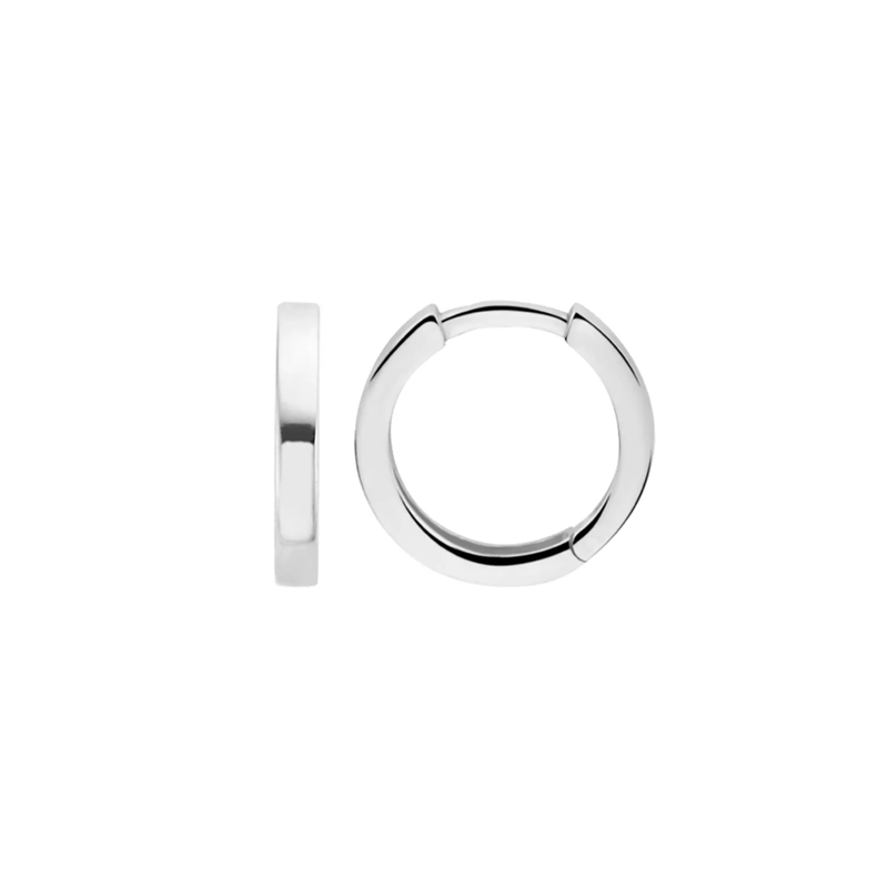 Blush Créoles Ohrringe Weißgold