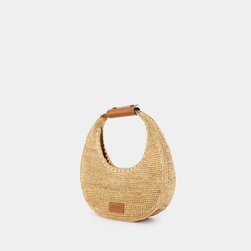 Staud Sac à bandoulière Moon Shoulder Bag - Raphia - Neutral Neutrals (Image 2)