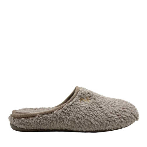 thies Pantoffel thies 1856 ® Eco Teddy Slipper vegan taupe (W/X) mehrfarbig