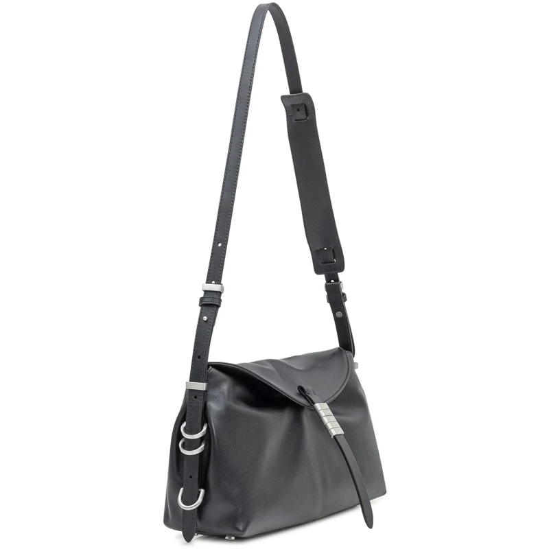 Pinko Schultertasche New Saddle Nero Limousine - Matt Silver mehrfarbig(Image 2)