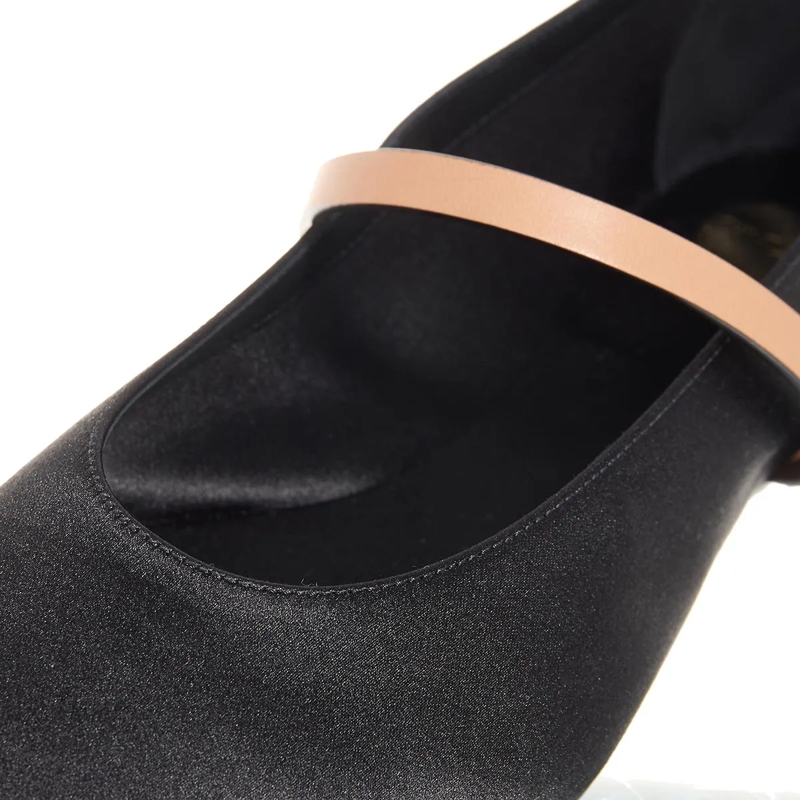 Saint Laurent Ballerinas Mami Ballet Flat Nero Gold Brown(Image 4)