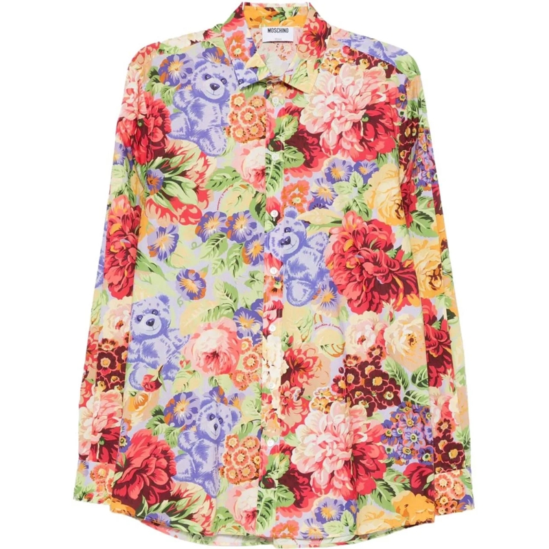Moschino Legeres Oberteil Shirts Multicolour mehrfarbig
