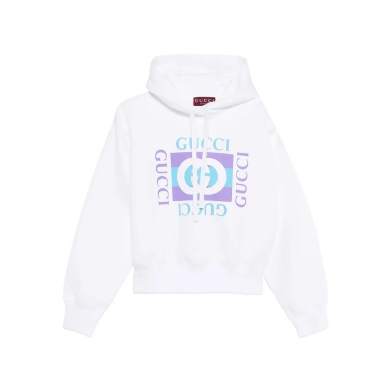 Gucci  Hooded Sweatshirt With Print White