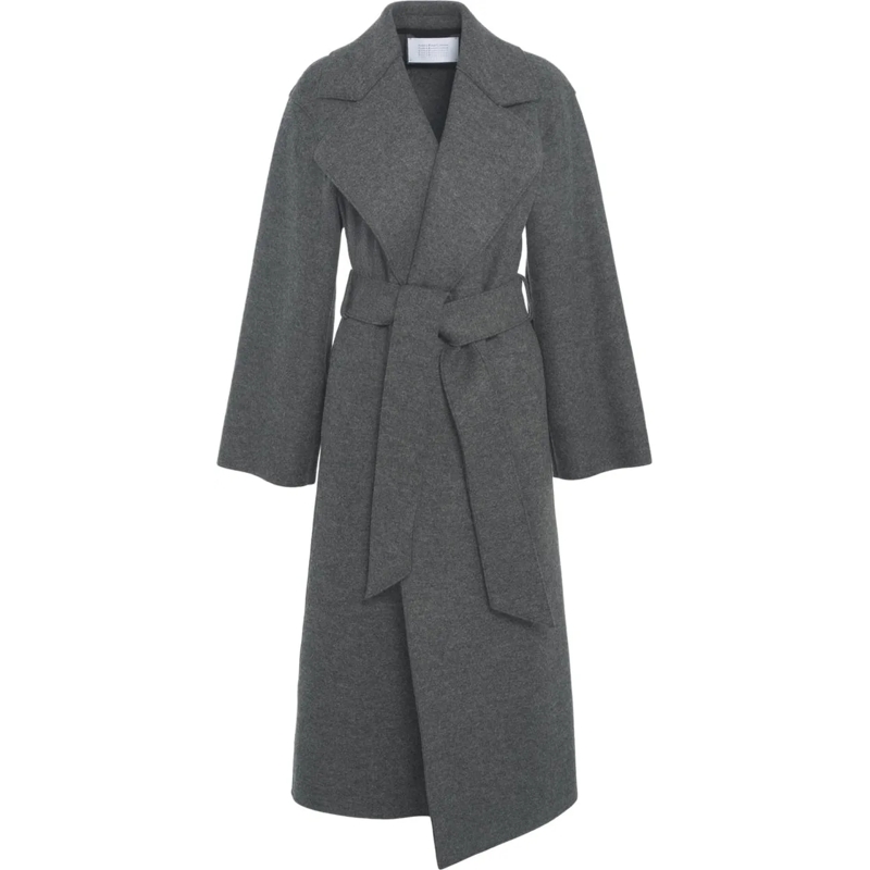 Harris Wharf Übergangsjacke Coat with waist belt grau
