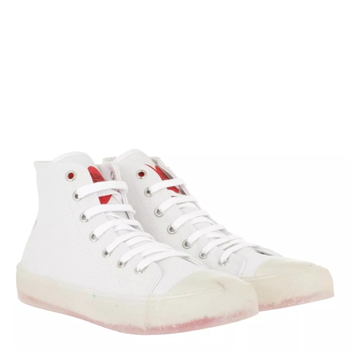 Love Moschino Sneaker Eco30 Canvas Bianco scarpa da ginnastica alta