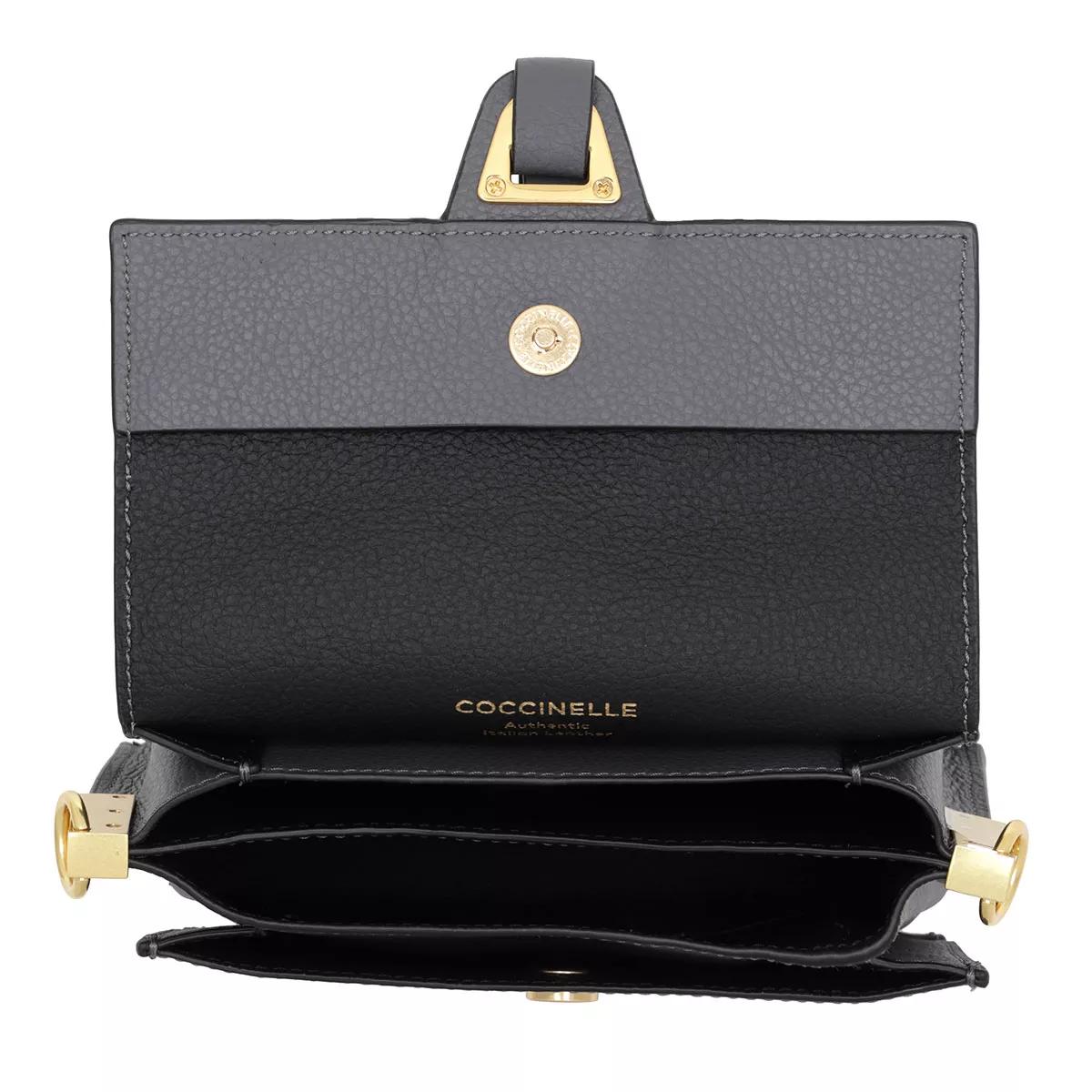Coccinelle Crossbody bags Handbag Double Grainy Leather in grijs