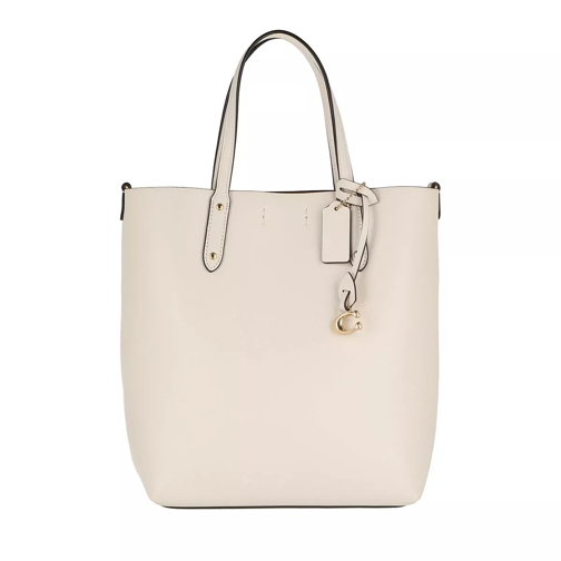 Coach Refined Calf Leather Central Shopper Tote Chalk Draagtas