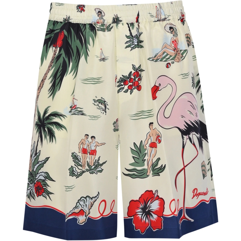 Dsquared2 Shorts Shorts Mix Colours weiß