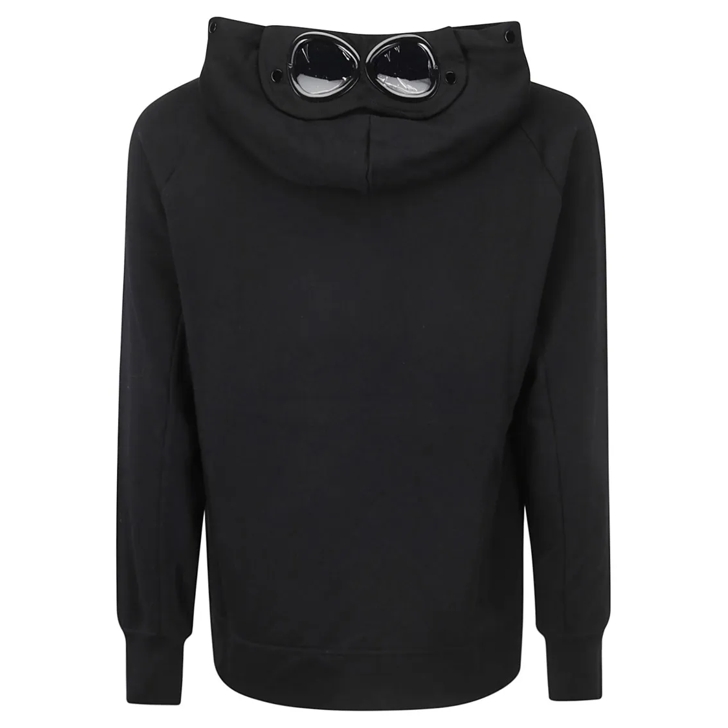 CP Company Cotton Sweatshirt Black Hoodie