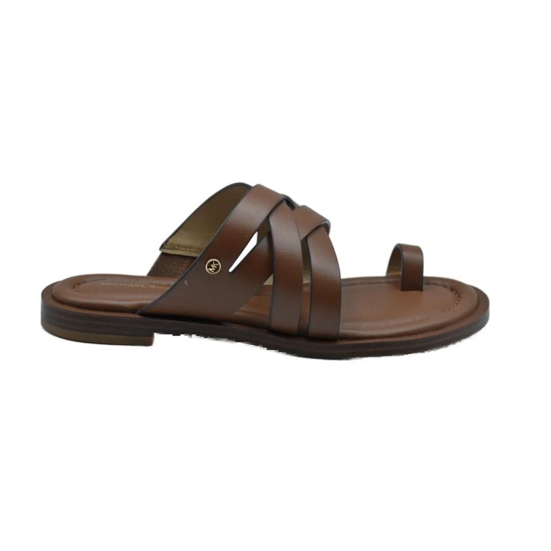MICHAEL Michael Kors Sandalen Brown Low Shoes With Crisscross Straps Brown