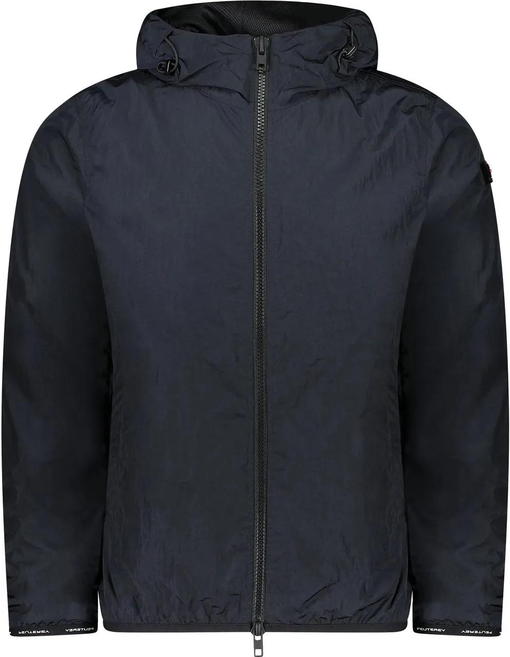 Peuterey Bomber Jacket In Lightweight Nylon Canvas Blue Bomberjacke