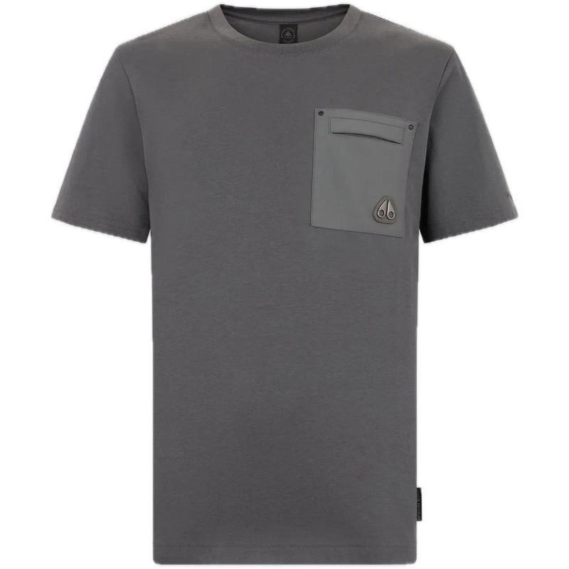 Moose Knuckles T-shirt Dalon Tee Cement grau