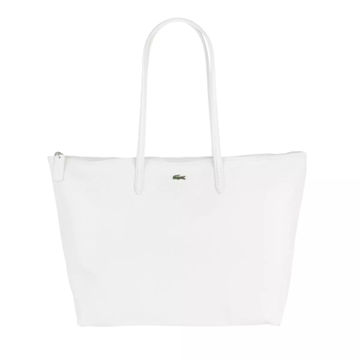 Lacoste Concept L Shopping Bag Blanc Borsa da shopping