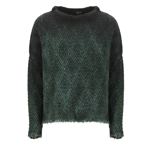 CALIBAN Trui Silk And Wool Sweater Green