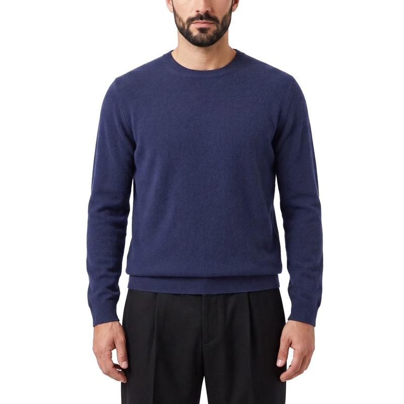 Iris von Arnim Pullover Pullover Amiro aus Kaschmir-Seiden-Mix blau(Image 2)