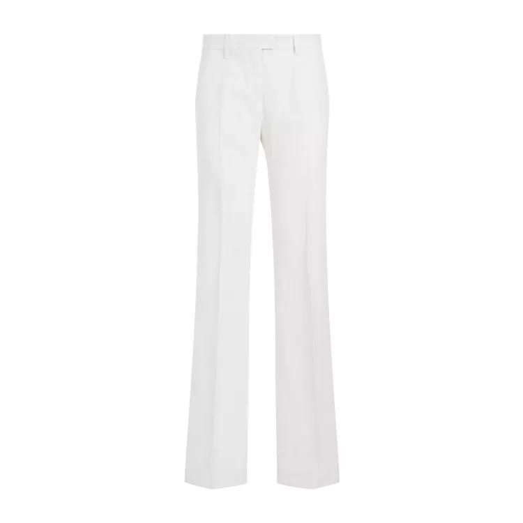 Etro - Natural White Viscose Pants - Größe 42 - weiß