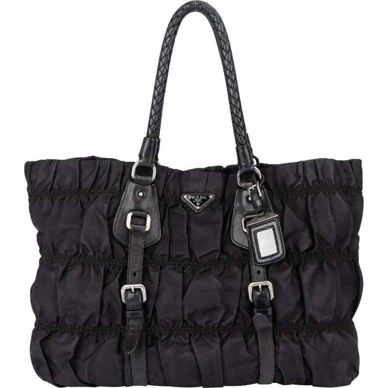 Prada Schultertasche Prada Quilted Nylon Triangle Handbag mehrfarbig