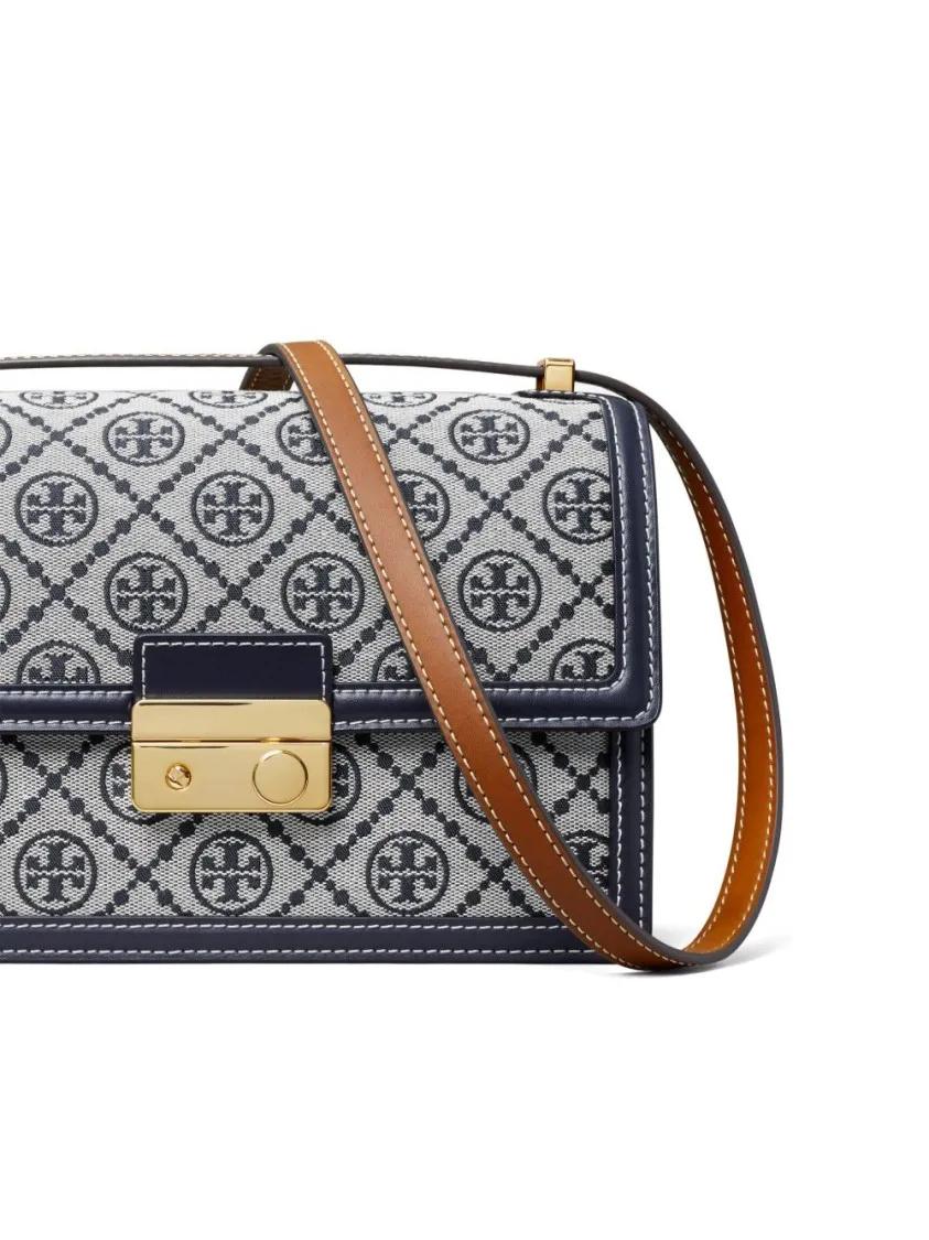 TORY BURCH Hobo bags Multicolor Fabric Crossbody Bag in blauw