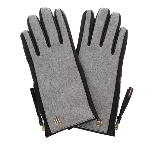 Tommy Hilfiger TH Wool Mix Gloves Grey Mix M-L Gant
