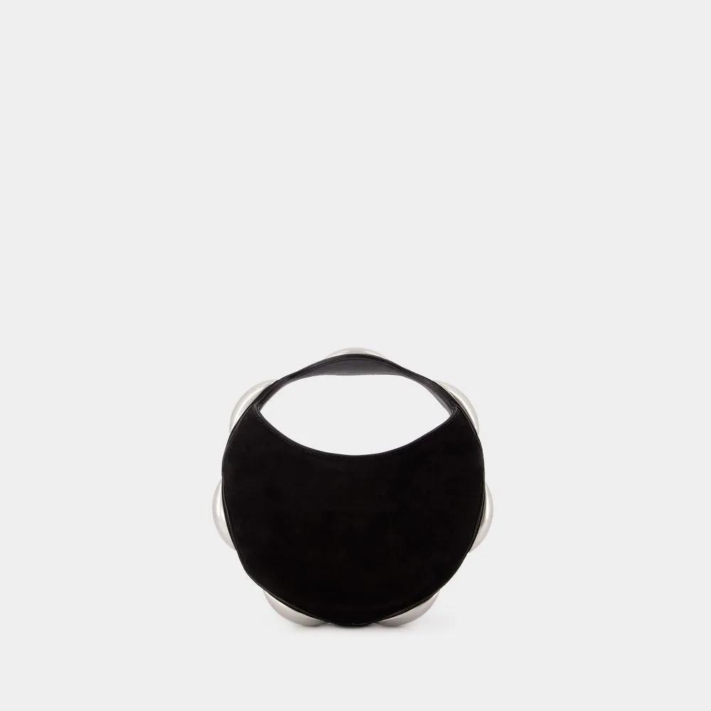 Alexander wang Crossbody bags Dome Circular Top Handle Bag Leather Black in zwart