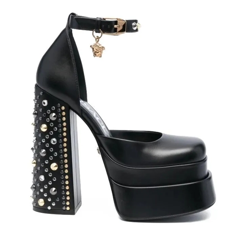 Versace Spiked Medusa Aevitas 160Mm Pumps Black Pumps