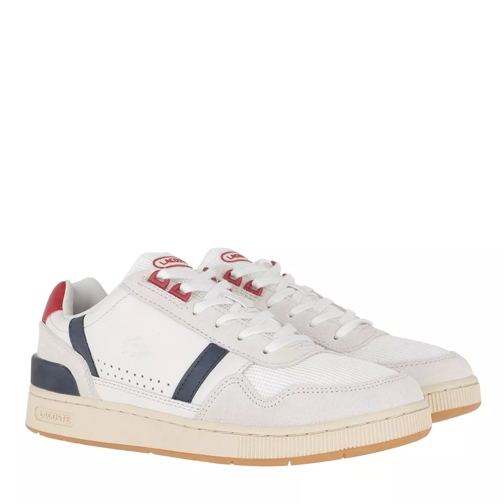 Lacoste T-Clip Off White Navy Red Low-Top Sneaker