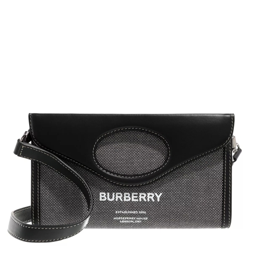 Burberry Shoulder Bag Black Grey Borsetta a tracolla