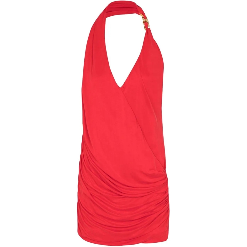 Balmain Robe midi Dresses Rouge rot