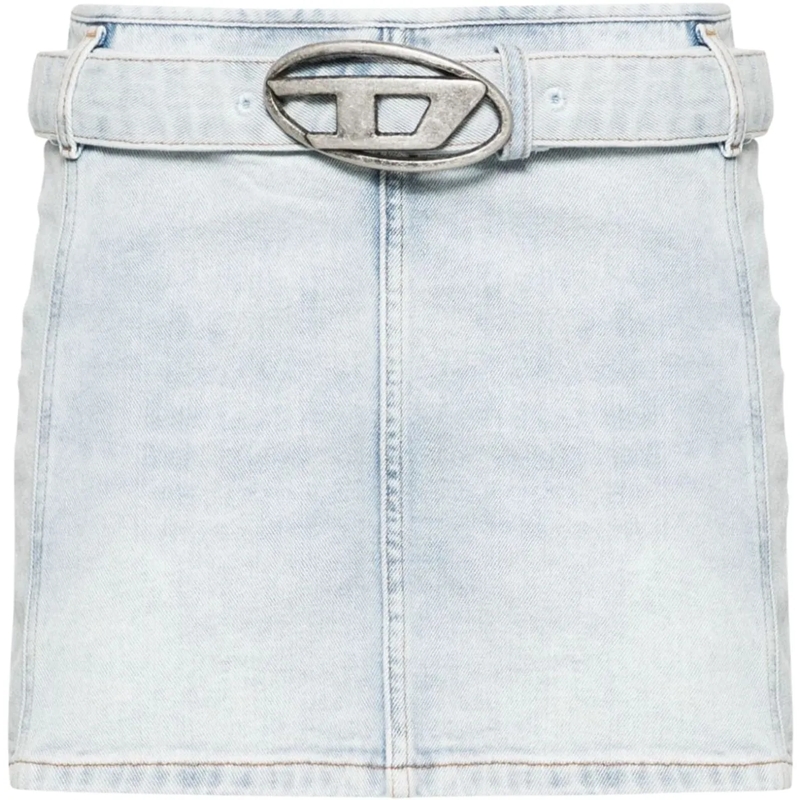 Diesel Midirock Skirts Denim blau