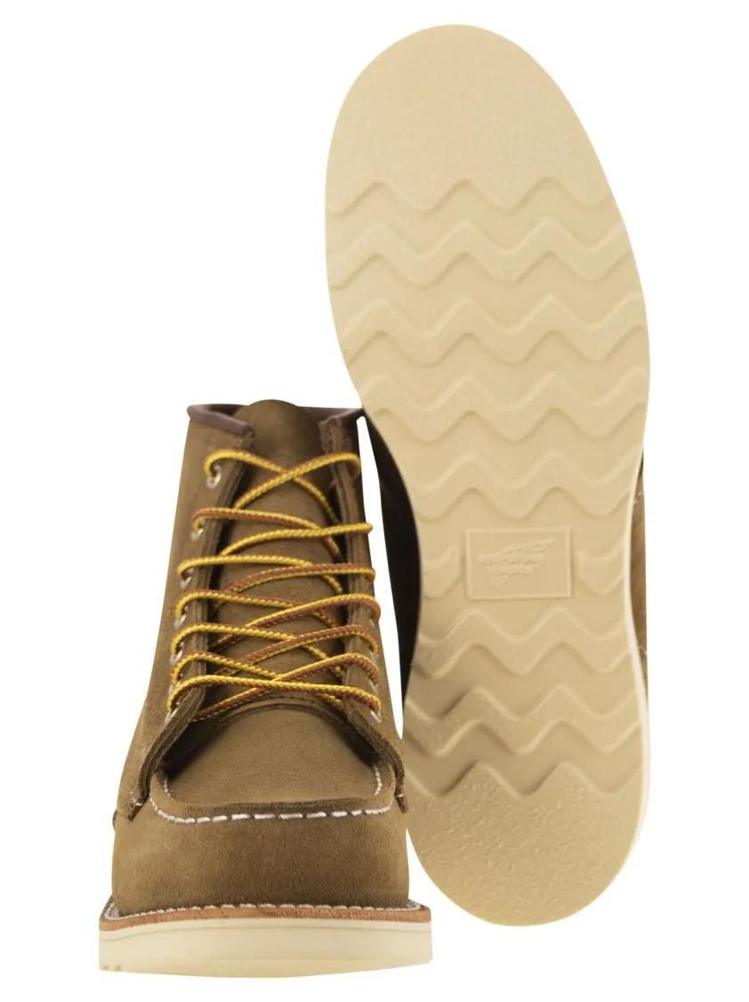 Thumbnail - REDWING Stiefel - Classic Moc - Suede Ankle Boot - Gr. 8_5 - in Grün - für Damen