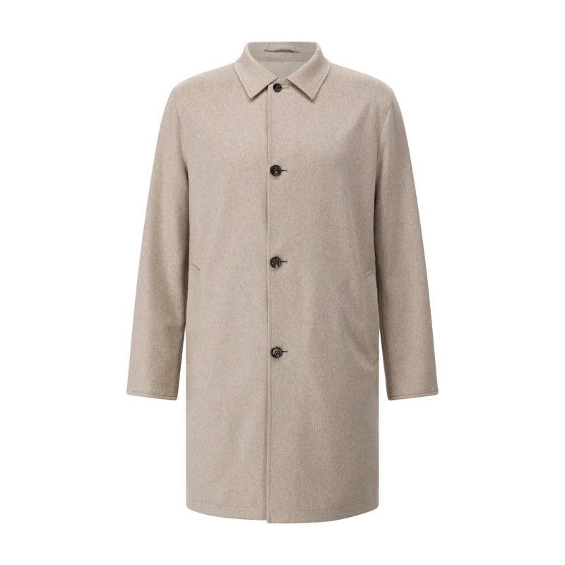 Kired Wintermantel Wendemantel Peak Beige