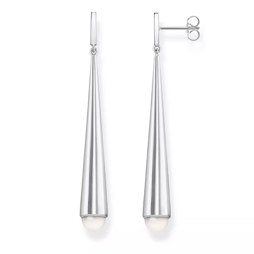 Thomas Sabo Earrings Droplet Silver/White Ohrhänger
