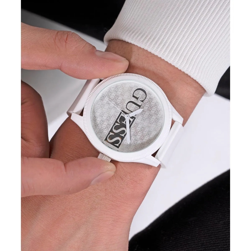 Guess Automatikuhr Quarz-Analoguhr Reputation weiss(Image 2)