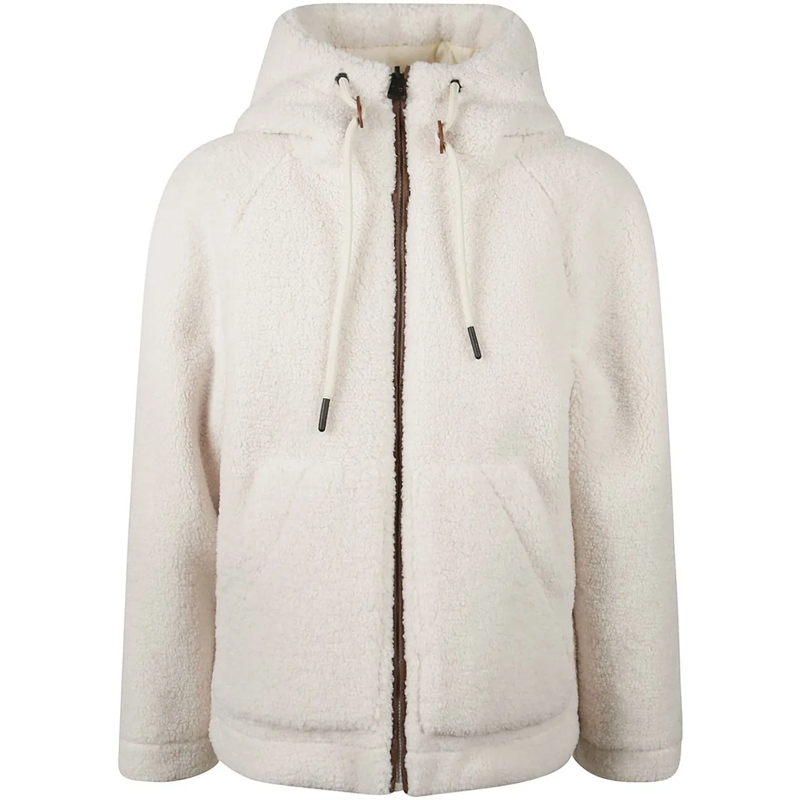 Moncler Veste de transition Yushan Reversible Teddy Jacket White weiß
