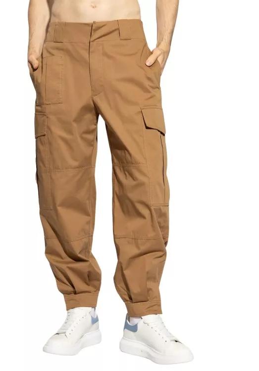 Alexander McQueen - Trouser Chino Cotton - Größe 46 - braun