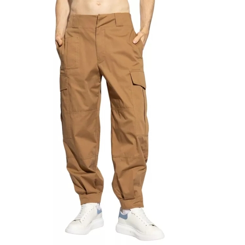 Alexander McQueen Trouser Chino Cotton Brown 