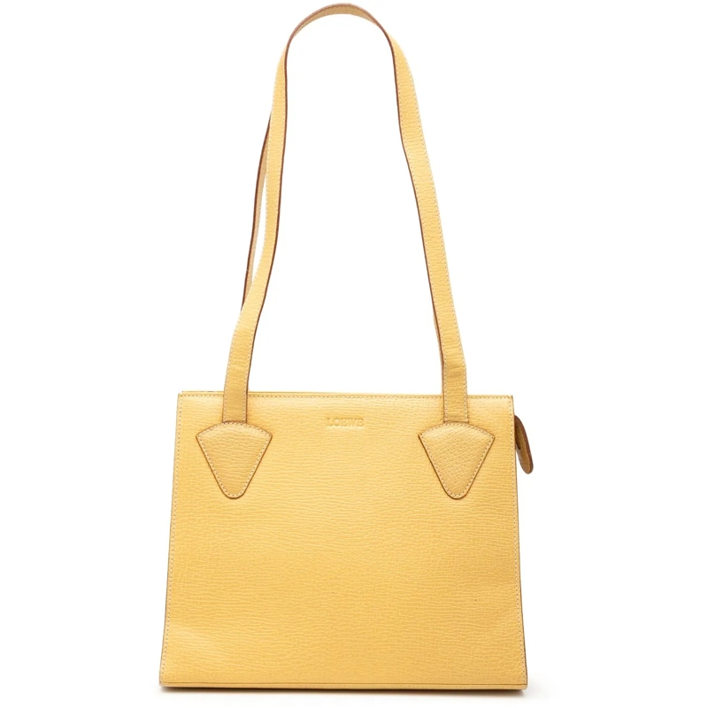 Loewe Shopper Leather Tote gelb