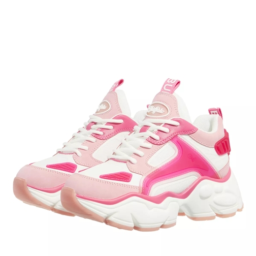 Buffalo Binary Athena  White/Pink lage-top sneaker